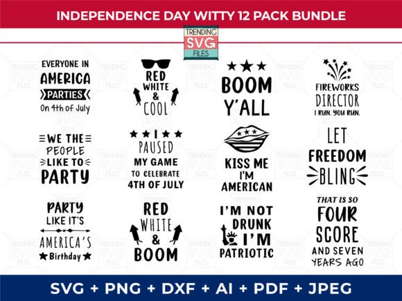 American Independence Day Svg Bundle