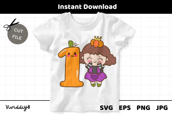 Halloween Number Pumpkin. Halloween SVG