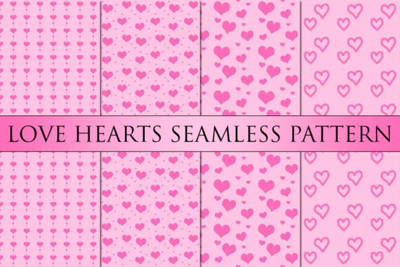 Love Hearts Seamless Pattern