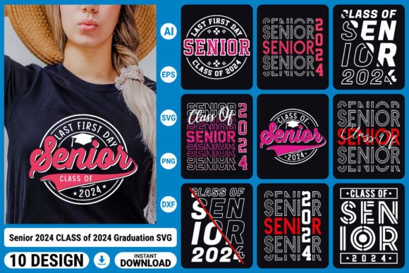 Senior 2024 CLASS of Graduation Bundle