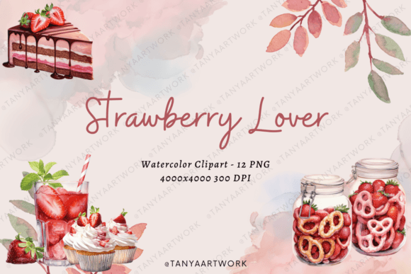 Strawberry Lover SET 04: Elevating Visual Identity with High-Resolution AI-Assisted Imagery
