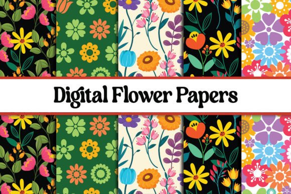 Unlocking Creativity with the Seamless Flower Paper Background Bundle