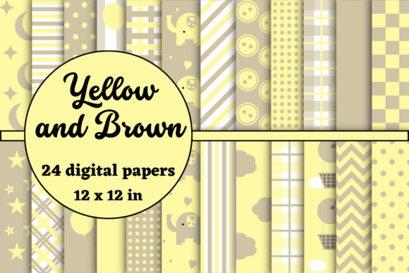 Yellow and Brown Baby Digital Papers: A Practical Review for Creative Professionals